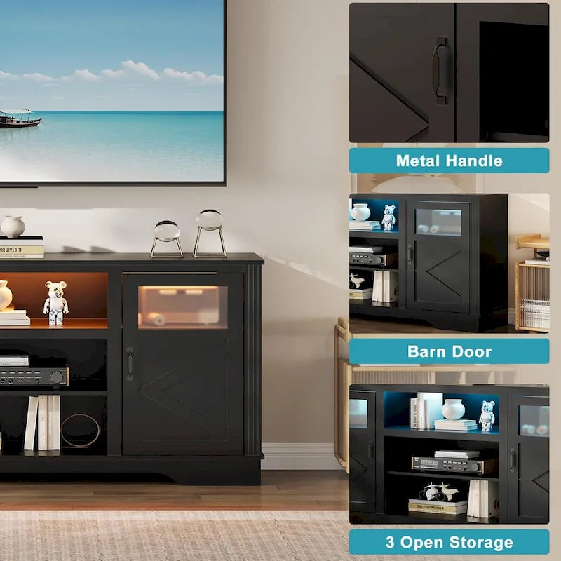 Meuble TV LED pour téléviseur 65/60/55 pouces