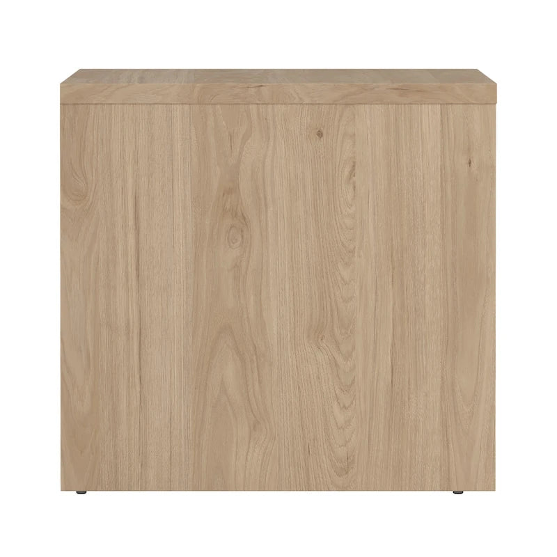 Table de chevet à 2 tiroirs de 17 pouces de hauteur