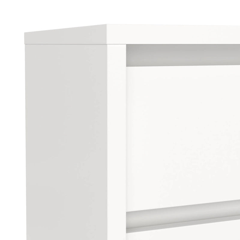Table de chevet à 2 tiroirs de 17 pouces de hauteur