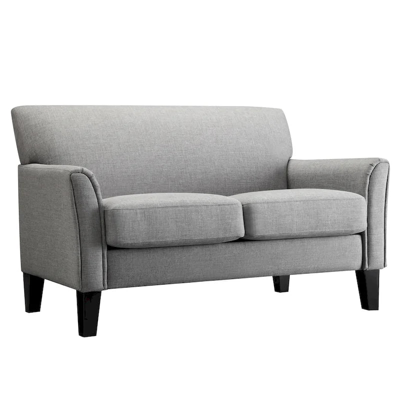 Canapé deux places moderne à dossier coussin