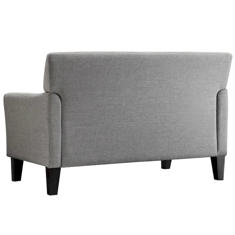 Canapé deux places moderne à dossier coussin