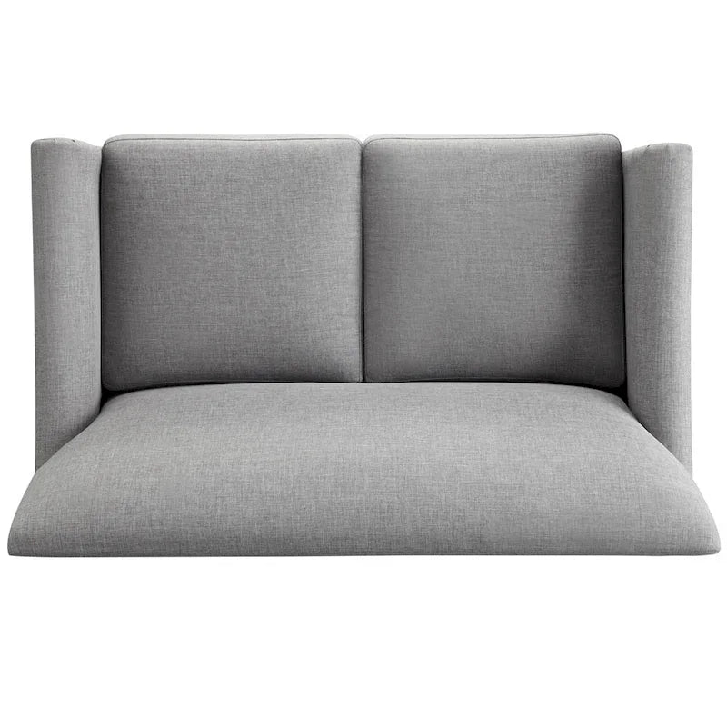 Canapé deux places moderne à dossier coussin