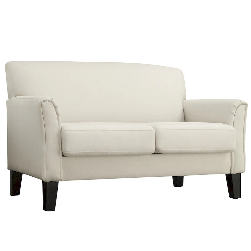 Canapé deux places moderne à dossier coussin