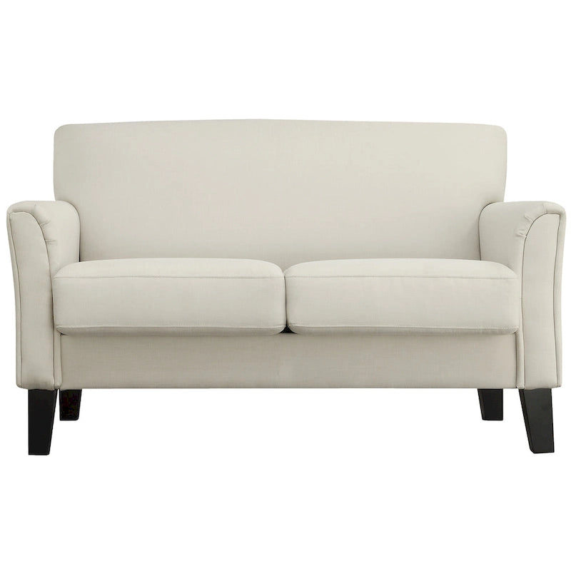 Canapé deux places moderne à dossier coussin
