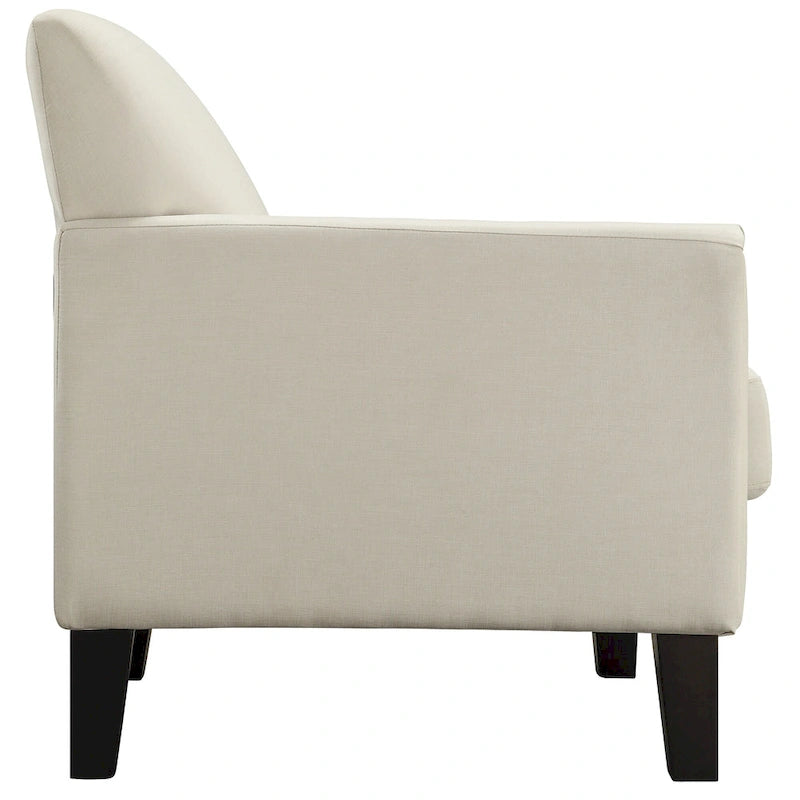 Canapé deux places moderne à dossier coussin