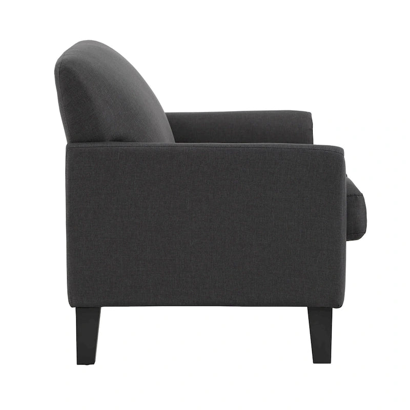 Canapé deux places moderne à dossier coussin