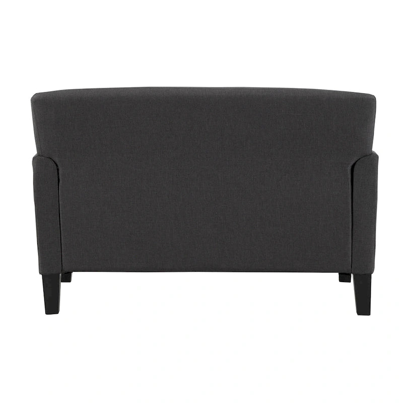 Canapé deux places moderne à dossier coussin