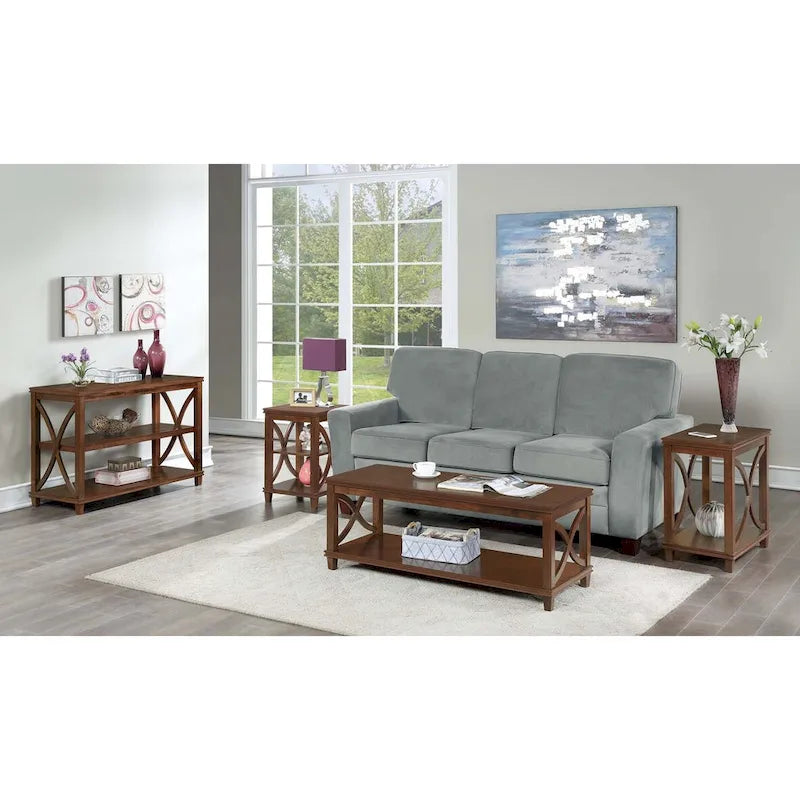 Table basse Convenience Concepts avec étagère
