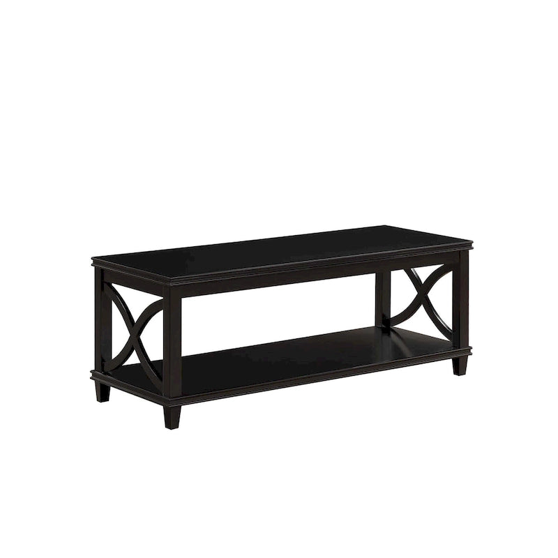 Table basse Convenience Concepts avec étagère