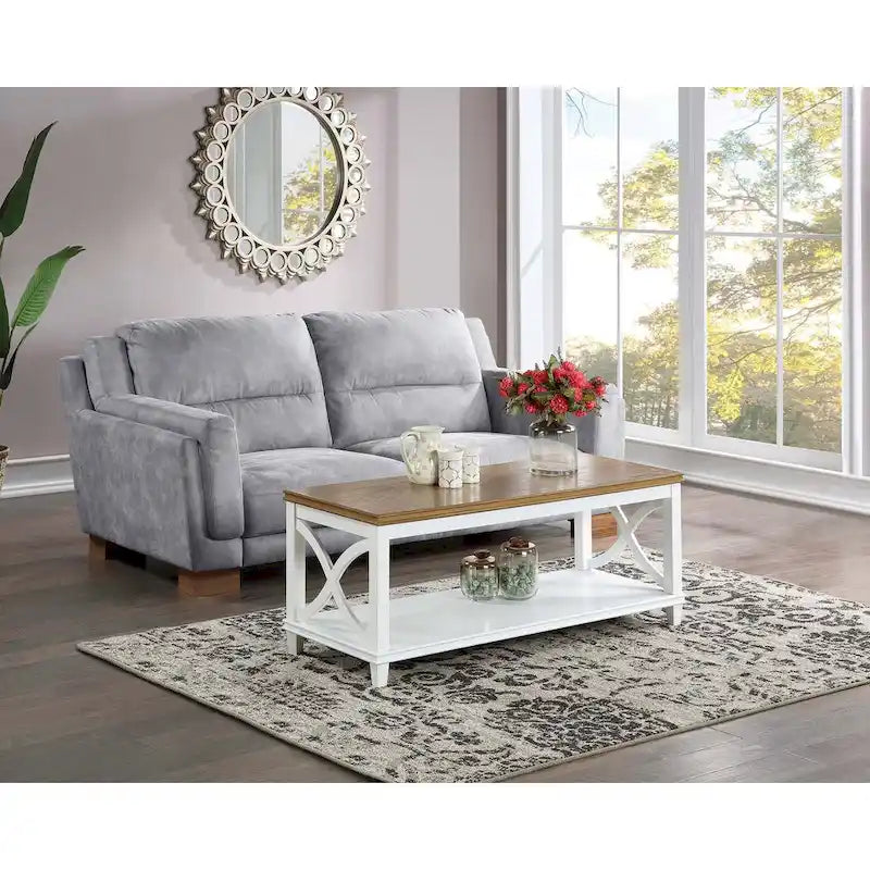 Table basse Convenience Concepts avec étagère