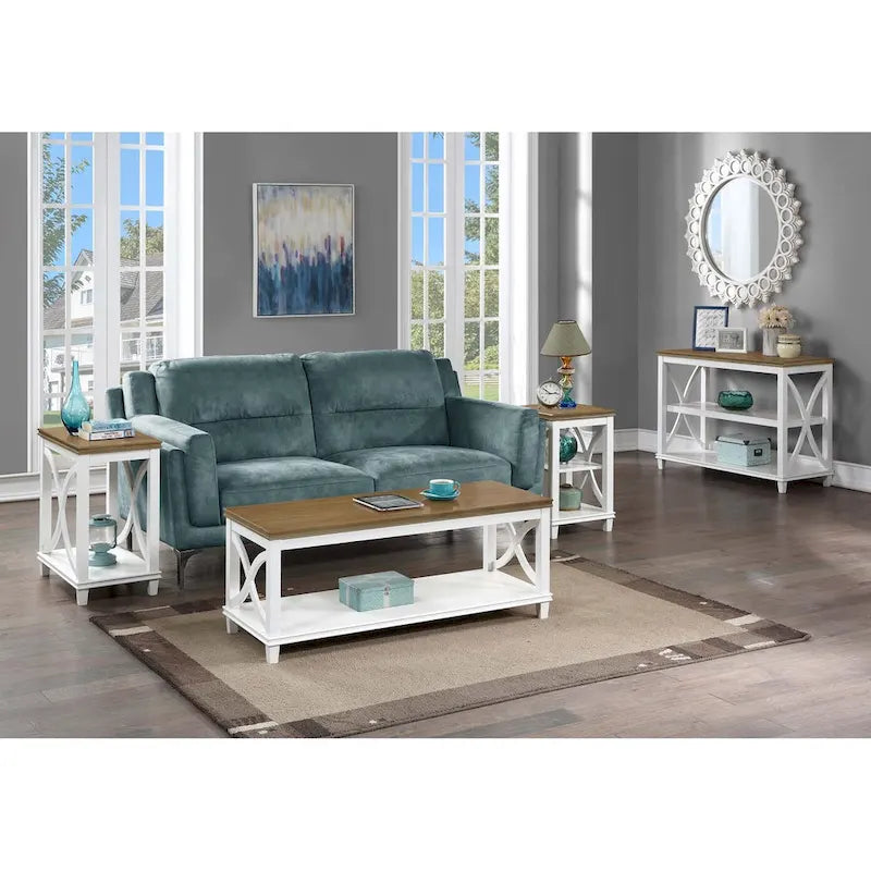Table basse Convenience Concepts avec étagère