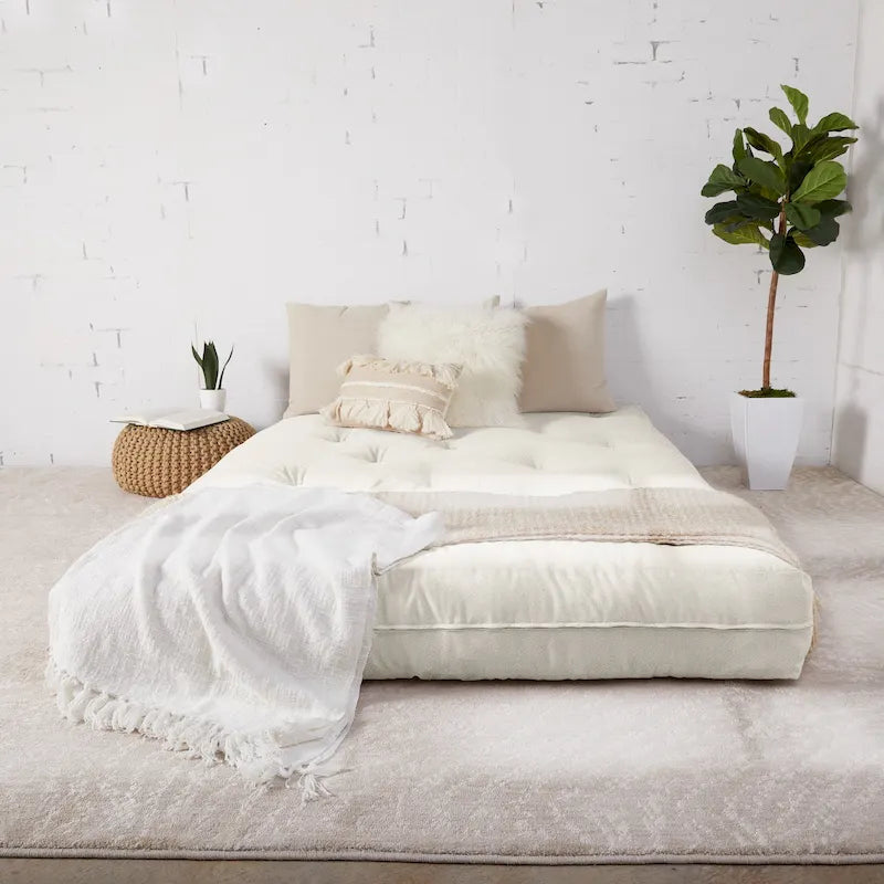 Matelas futon pleine grandeur de 6 pouces sans cadre (matelas seulement)