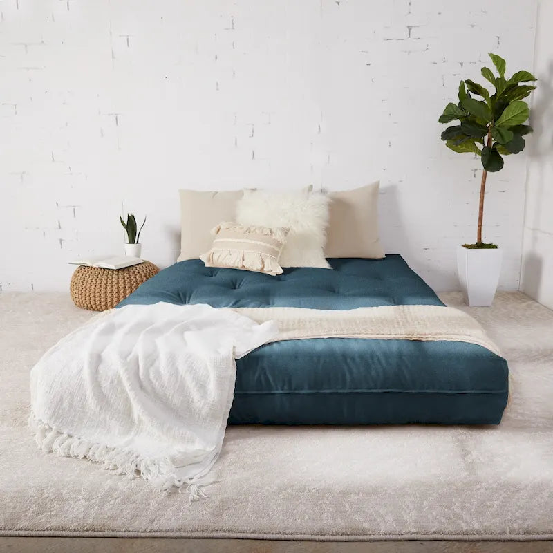 Matelas futon pleine grandeur de 6 pouces sans cadre (matelas seulement)