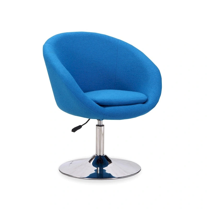 Fauteuil de loisir pivotant réglable à dossier enveloppant