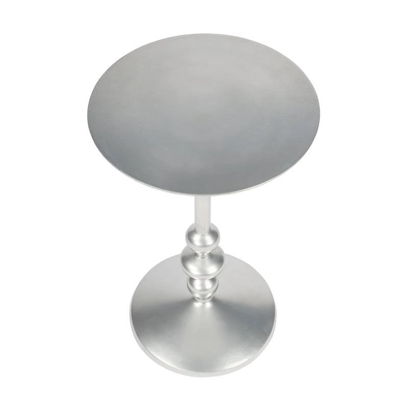 Table d'appoint à piédestal en fer