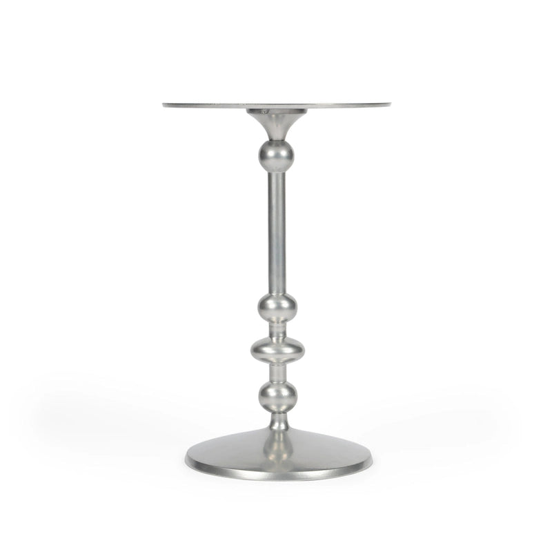 Table d'appoint à piédestal en fer