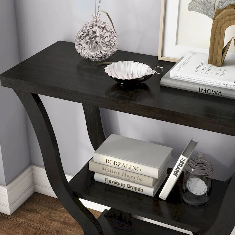 Console 39 pouces avec étagère ouverte
