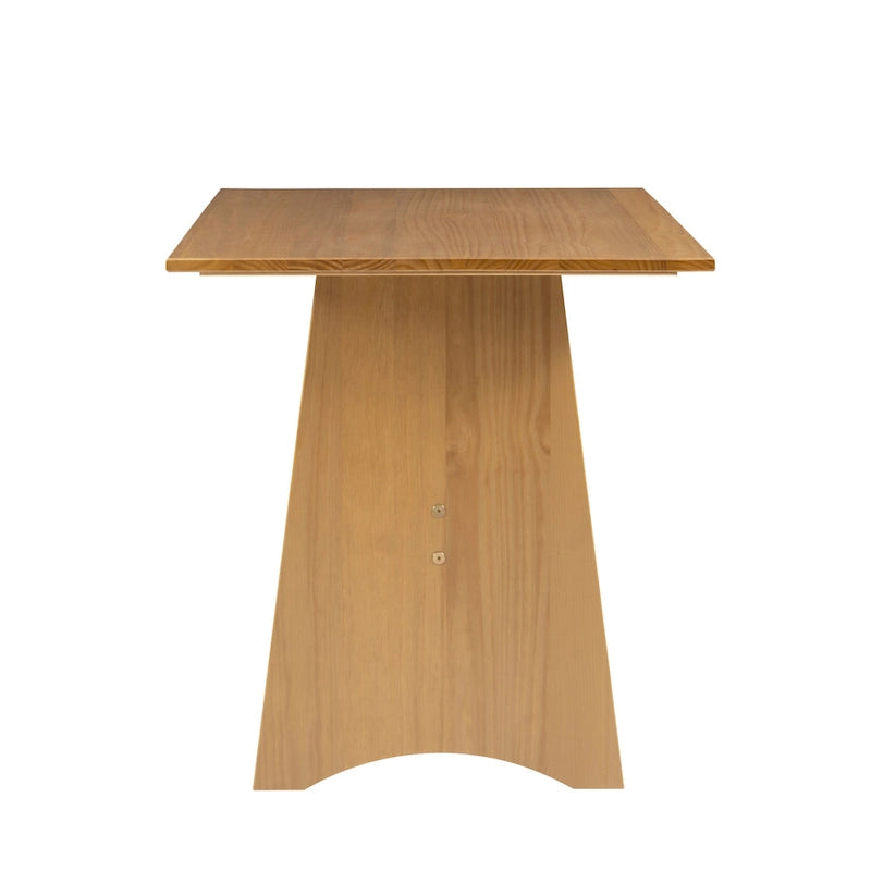 Table de petit-déjeuner rectangulaire style ferme
