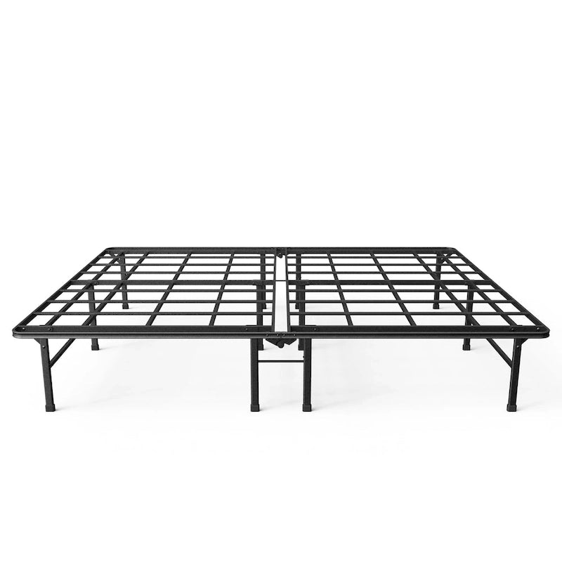Sommier de matelas ultra-robuste, cadre de lit plateforme en métal de 14 pouces