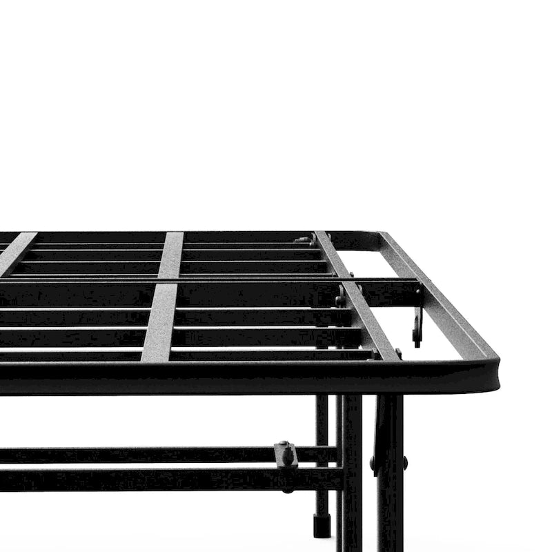 Sommier de matelas ultra-robuste, cadre de lit plateforme en métal de 14 pouces