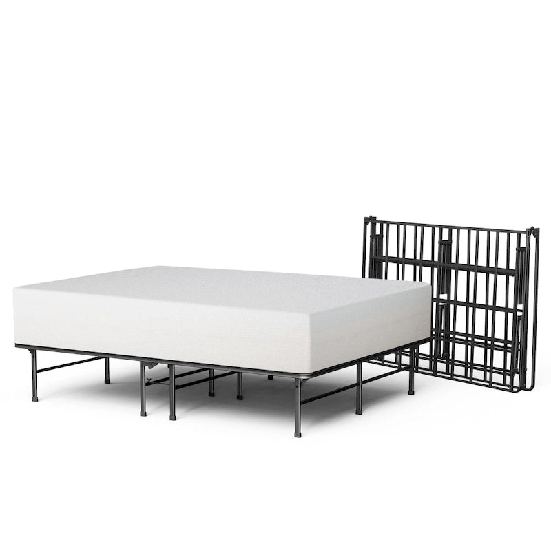 Sommier de matelas ultra-robuste, cadre de lit plateforme en métal de 14 pouces