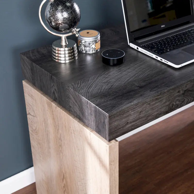 Bureau de transition en bois noir