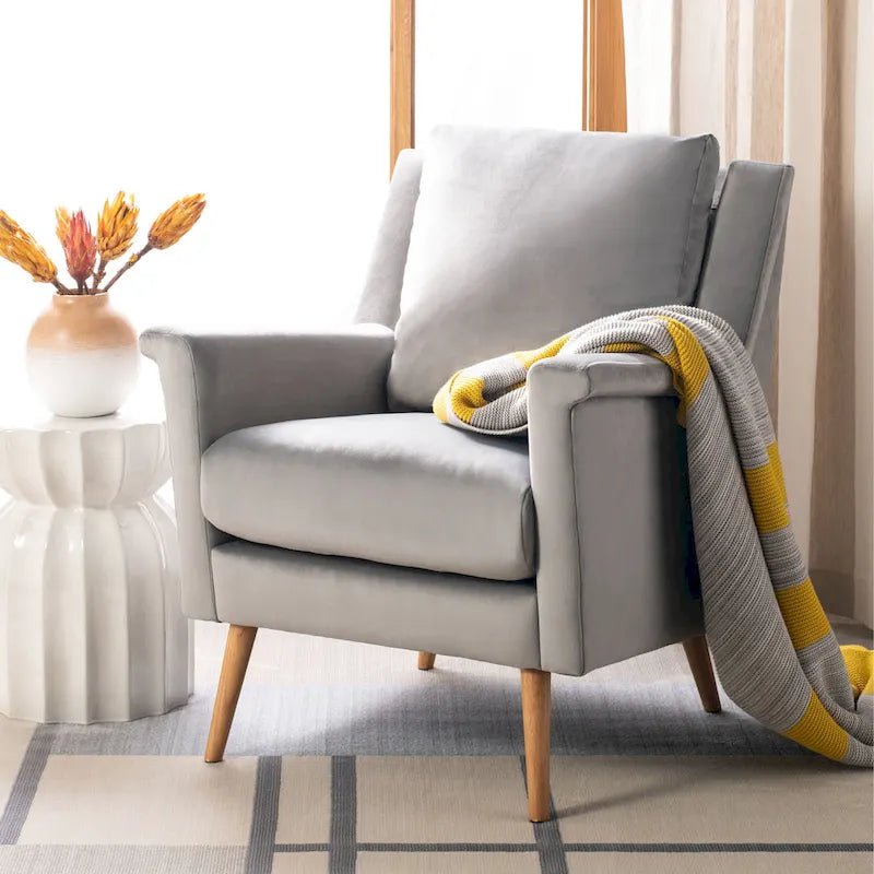 Fauteuil milieu du siècle - 72,9 x 72,1 x 86,1 cm - 74L x 71P x 86H cm