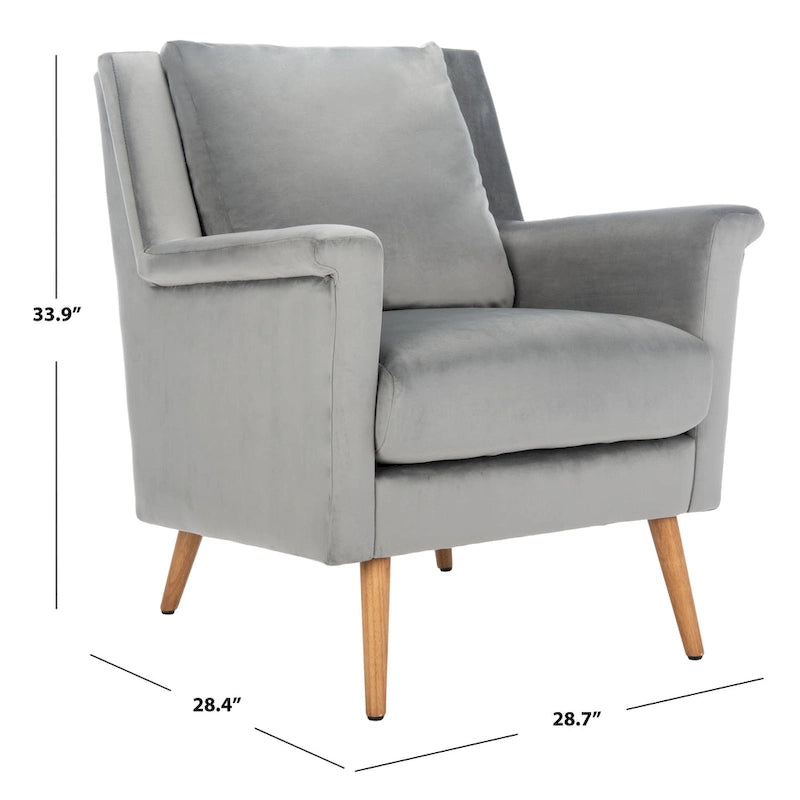Fauteuil milieu du siècle - 72,9 x 72,1 x 86,1 cm - 74L x 71P x 86H cm