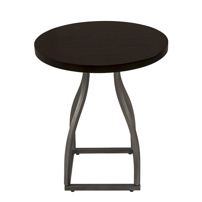 Table d'appoint à base métallique