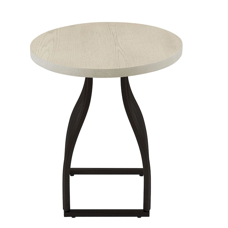 Table d'appoint à base métallique