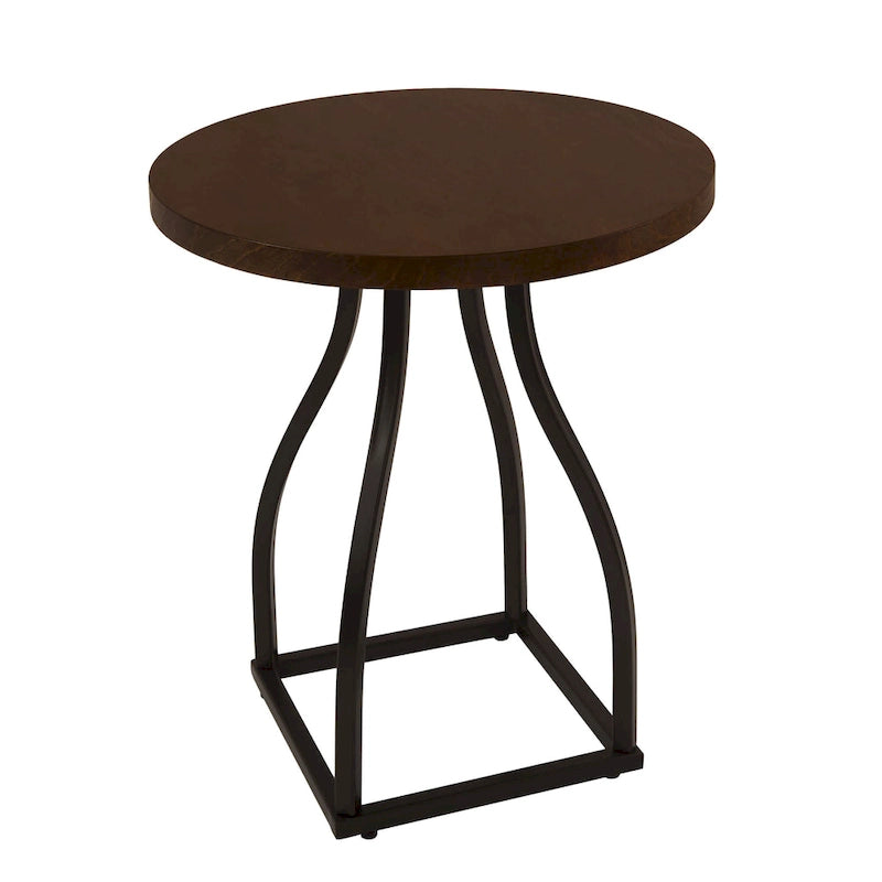 Table d'appoint à base métallique