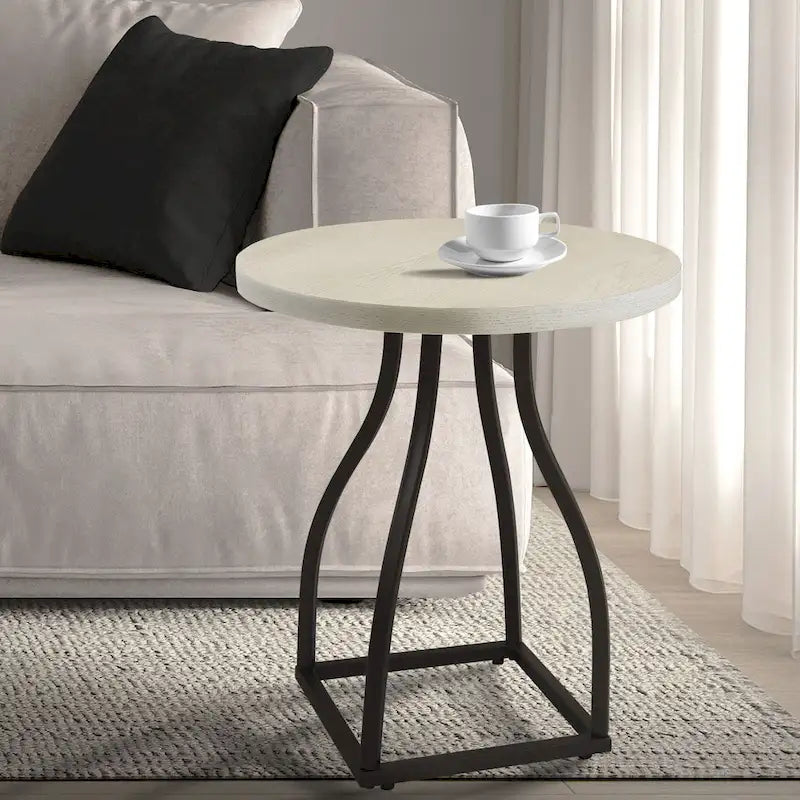 Table d'appoint à base métallique