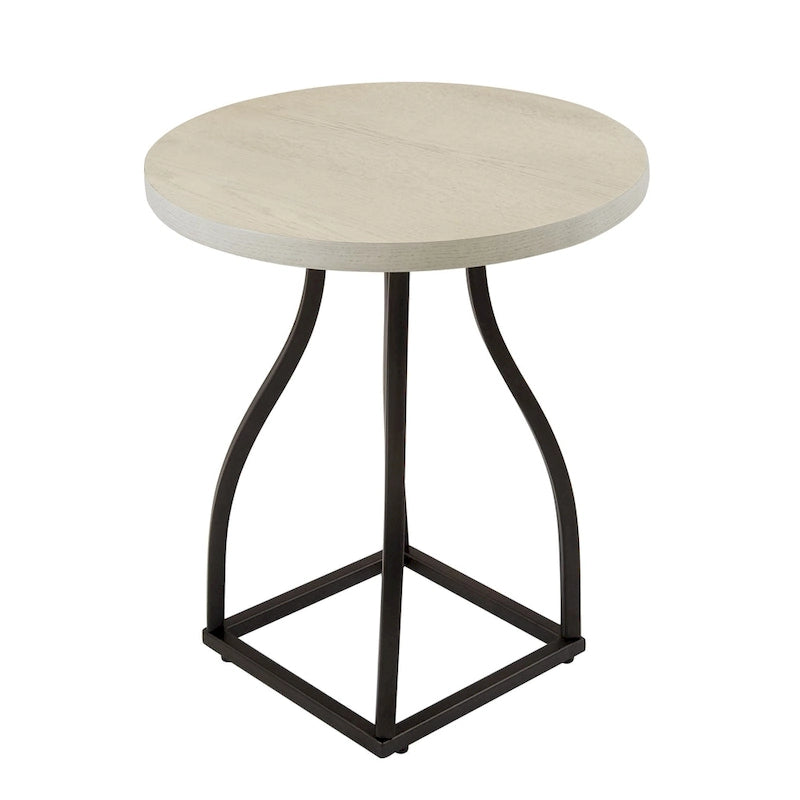 Table d'appoint à base métallique