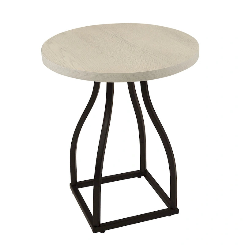 Table d'appoint à base métallique