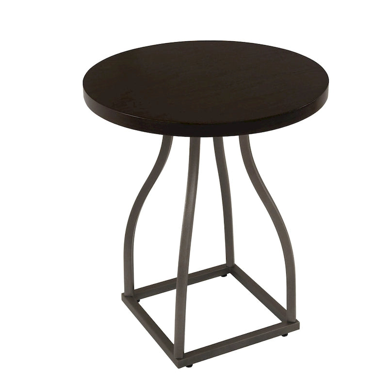 Table d'appoint à base métallique