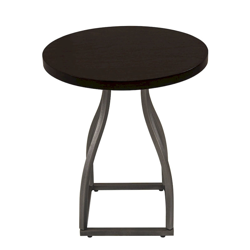 Table d'appoint à base métallique