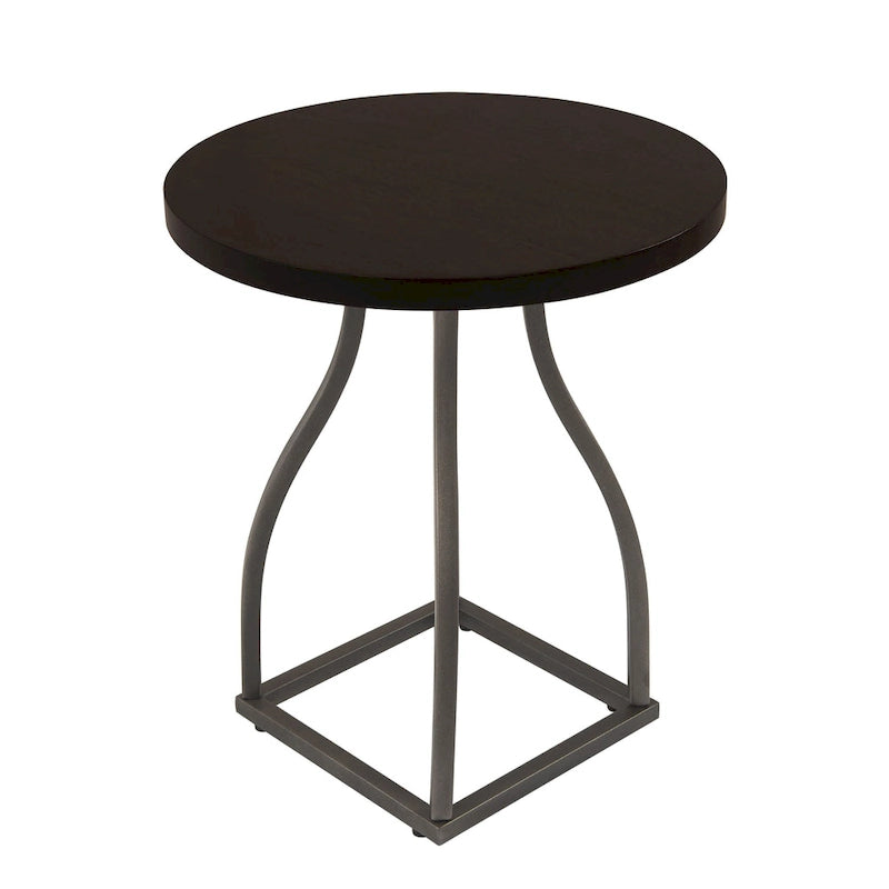 Table d'appoint à base métallique